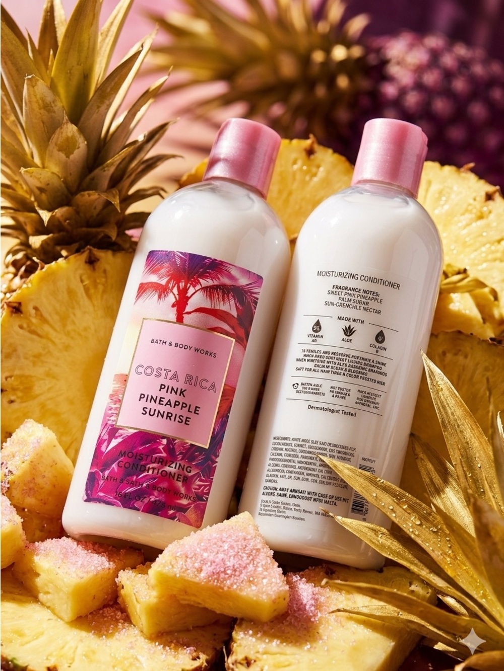PINK PINEAPPLE SUNRISE Moisturizing Conditioner BATH & BODY WORKS (Set of 2) New - Picture 2 of 5